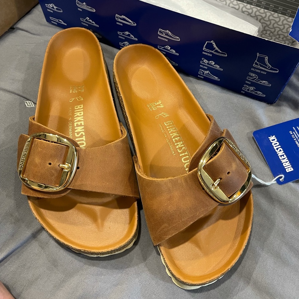 Birkenstock Madrid Big Buckle Slides